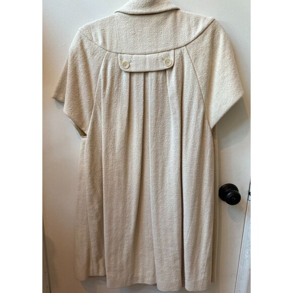 Ports International Women's Trench Coat ~ Cream Tweed - Picture 3 of 8